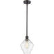 Ballston Cindyrella LED 8 inch Oil Rubbed Bronze Mini Pendant Ceiling Light in Seedy Glass