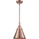 Franklin Restoration Appalachian LED 8 inch Antique Copper Mini Pendant Ceiling Light