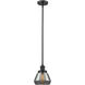 Franklin Restoration Fulton LED 7 inch Oil Rubbed Bronze Mini Pendant Ceiling Light in Plated Smoke, Franklin Restoration