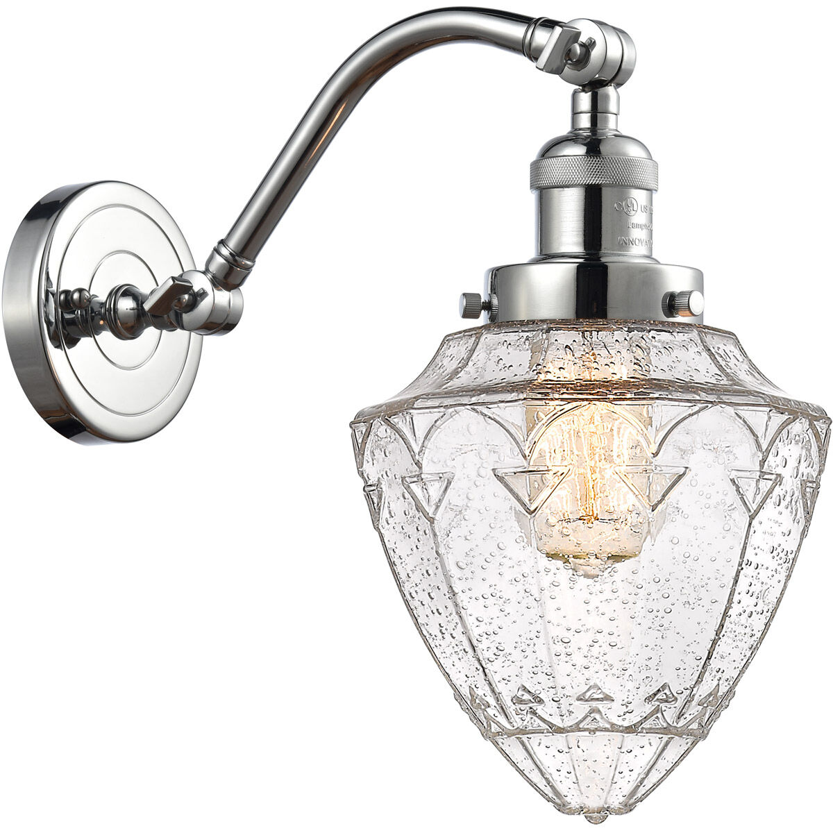 Franklin Restoration Bullet LED 7 inch Polished Chrome Sconce Wall Light