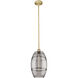 Edison Vaz 1 Light 10 inch Brushed Brass Stem Hung Mini Pendant Ceiling Light