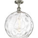 Edison Athens Water Glass 1 Light 13.00 inch Semi-Flush Mount