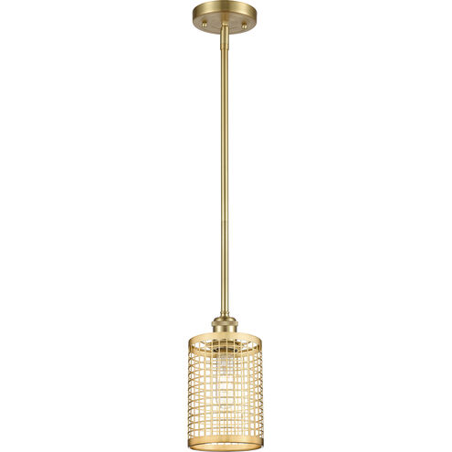 Nestbrook 1 Light 4.75 inch Satin Gold Pendant Ceiling Light