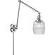 Colton 30 inch 3.50 watt Polished Chrome Swing Arm Wall Light, Franklin Restoration