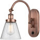 Franklin Restoration Cone 1 Light 6 inch Antique Copper Sconce Wall Light