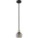 Edison Rochester 1 Light 5.88 inch Black Antique Brass Stem Hung Mini Pendant Ceiling Light