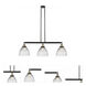 Franklin Restoration Seneca Falls LED 39 inch Black Antique Brass Island Light Ceiling Light, Franklin Restoration