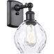 Ballston Small Waverly LED 6 inch Matte Black Sconce Wall Light, Ballston