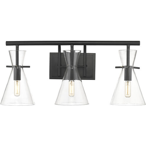 Auralume Colden LED 24 inch Matte Black Bath Vanity Light Wall Light