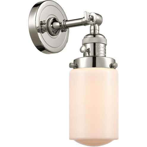 Franklin Restoration Dover LED 5 inch Polished Nickel Sconce Wall Light, Franklin Restoration