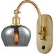 Ballston Fenton 1 Light 7 inch Satin Gold Sconce Wall Light