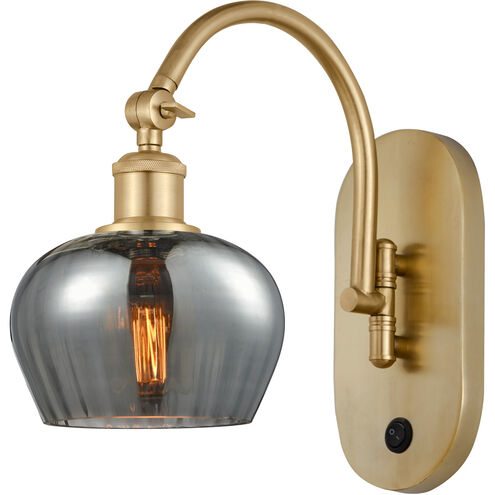 Ballston Fenton 1 Light 7 inch Satin Gold Sconce Wall Light