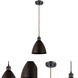 Ballston Dome LED 7.5 inch Oil Rubbed Bronze Mini Pendant Ceiling Light