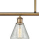 Ballston Conesus 4 Light 48 inch Brushed Brass Island Light Ceiling Light, Ballston