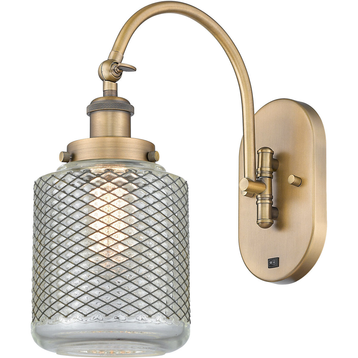 Franklin Restoration Stanton 1 Light 6 inch Brushed Brass Sconce Wall Light