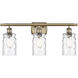 Ballston Candor LED 26 inch Antique Brass Bath Vanity Light Wall Light, Ballston