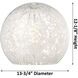 Franklin Restoration White Mouchette 1 Light 13.75 inch Oil Rubbed Bronze Stem Hung Pendant Ceiling Light