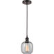 Edison Belfast LED 6 inch Oil Rubbed Bronze Mini Pendant Ceiling Light