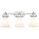 Newton Cone 3 Light 27.00 inch Bathroom Vanity Light