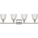 Ballston Castile LED 36 inch Polished Nickel Bath Vanity Light Wall Light in Clear Glass, Ballston