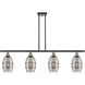 Ballston Vaz 4 Light 48 inch Black Antique Brass Stem Hung Island Light Ceiling Light