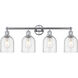 Edison Bella 4 Light 32.5 inch Polished Chrome Bath Vanity Light Wall Light
