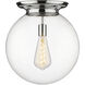 Beacon 1 Light 15.75 inch Polished Chrome Flush Mount Ceiling Light
