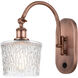 Ballston Niagra 1 Light 7 inch Antique Copper Sconce Wall Light