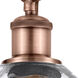 Ballston Waverly LED 6 inch Antique Copper Sconce Wall Light