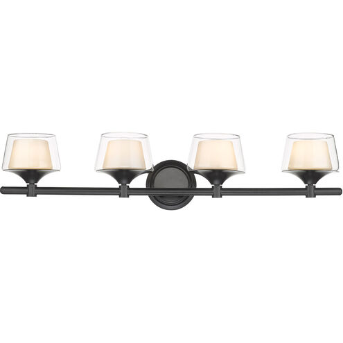 Laguna LED 33 inch Matte Black Bath Vanity Light Wall Light