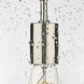 Beacon 1 Light 14 inch Polished Nickel Flush Mount Ceiling Light