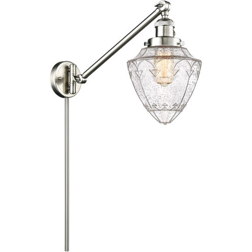 Franklin Restoration Bullet 20 inch 6.00 watt Brushed Satin Nickel Swing Arm Wall Light