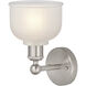 Edison Dayton 1 Light 6 inch Brushed Satin Nickel Sconce Wall Light in White