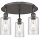 Clymer 3 Light 15.63 inch Oil Rubbed Bronze Flush Mount Ceiling Light in Seedy