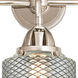 Nouveau 2 Stanton 3 Light 24 inch Polished Nickel Bath Vanity Light Wall Light
