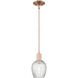 Arcadia Salina 1 Light 5.75 inch Antique Copper Mini Pendant Ceiling Light
