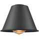 Smithfield Matte Black 7 inch Metal Shade