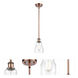 Ballston Ellery 1 Light 5 inch Antique Copper Pendant Ceiling Light in Seedy Glass, Ballston