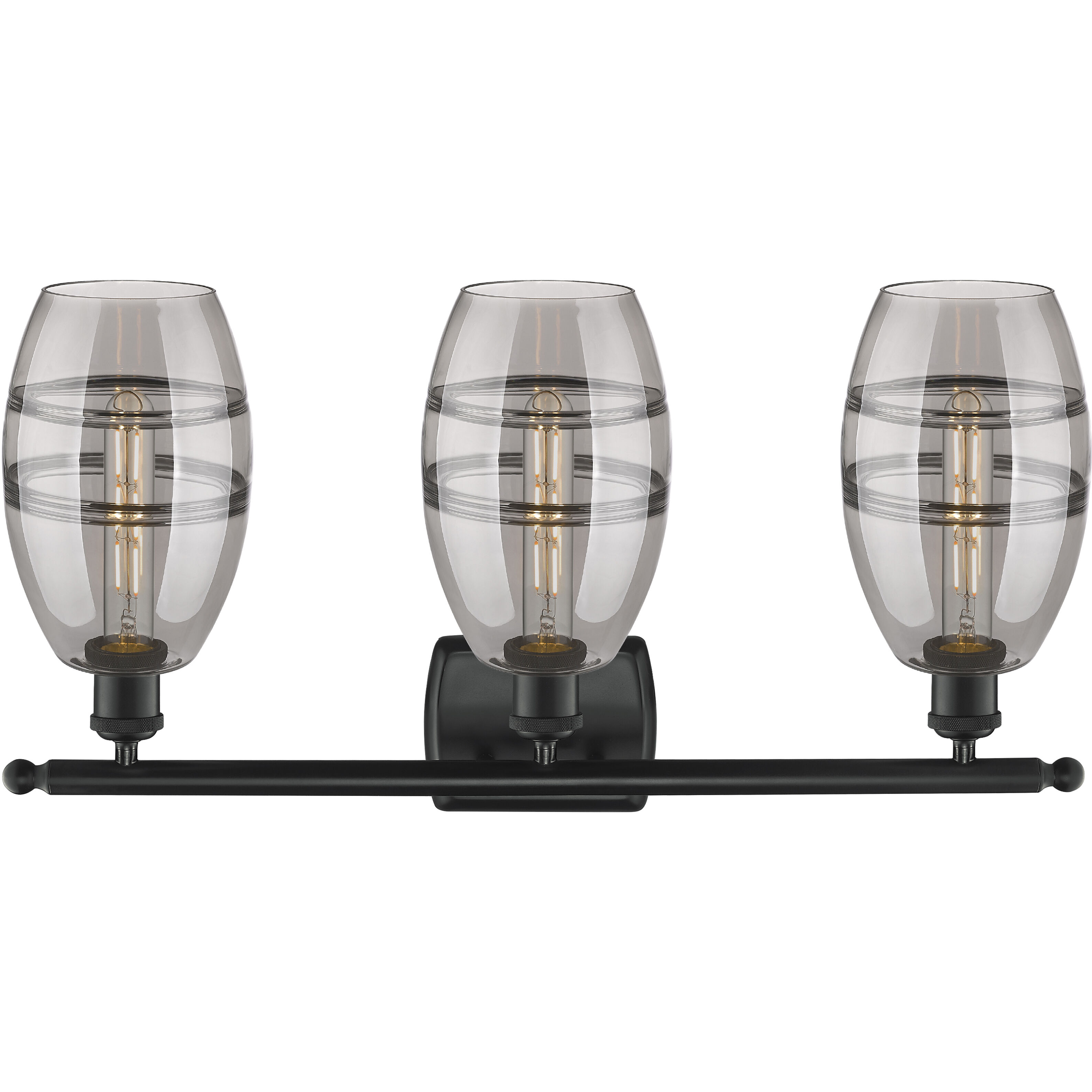 Ballston Vaz 3 Light 25.88 inch Matte Black Bath Vanity Light Wall Light