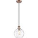 Ballston Athens Water Glass 1 Light 8 inch Antique Copper Mini Pendant Ceiling Light
