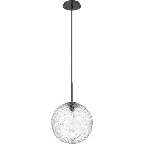 Barrington 1 Light 12 inch Matte Black Mini Pendant Ceiling Light