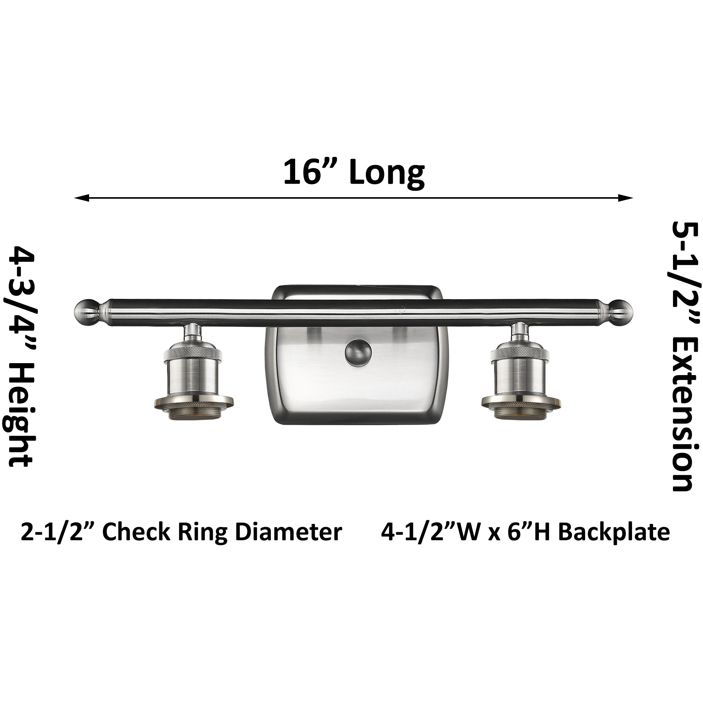 Ballston Ellery LED 16 inch Black Antique Brass Bath Vanity Light Wall Light in White Glass, Ballston
