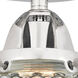 Nouveau 2 Stanton 1 Light 6 inch Polished Chrome Semi-Flush Mount Ceiling Light