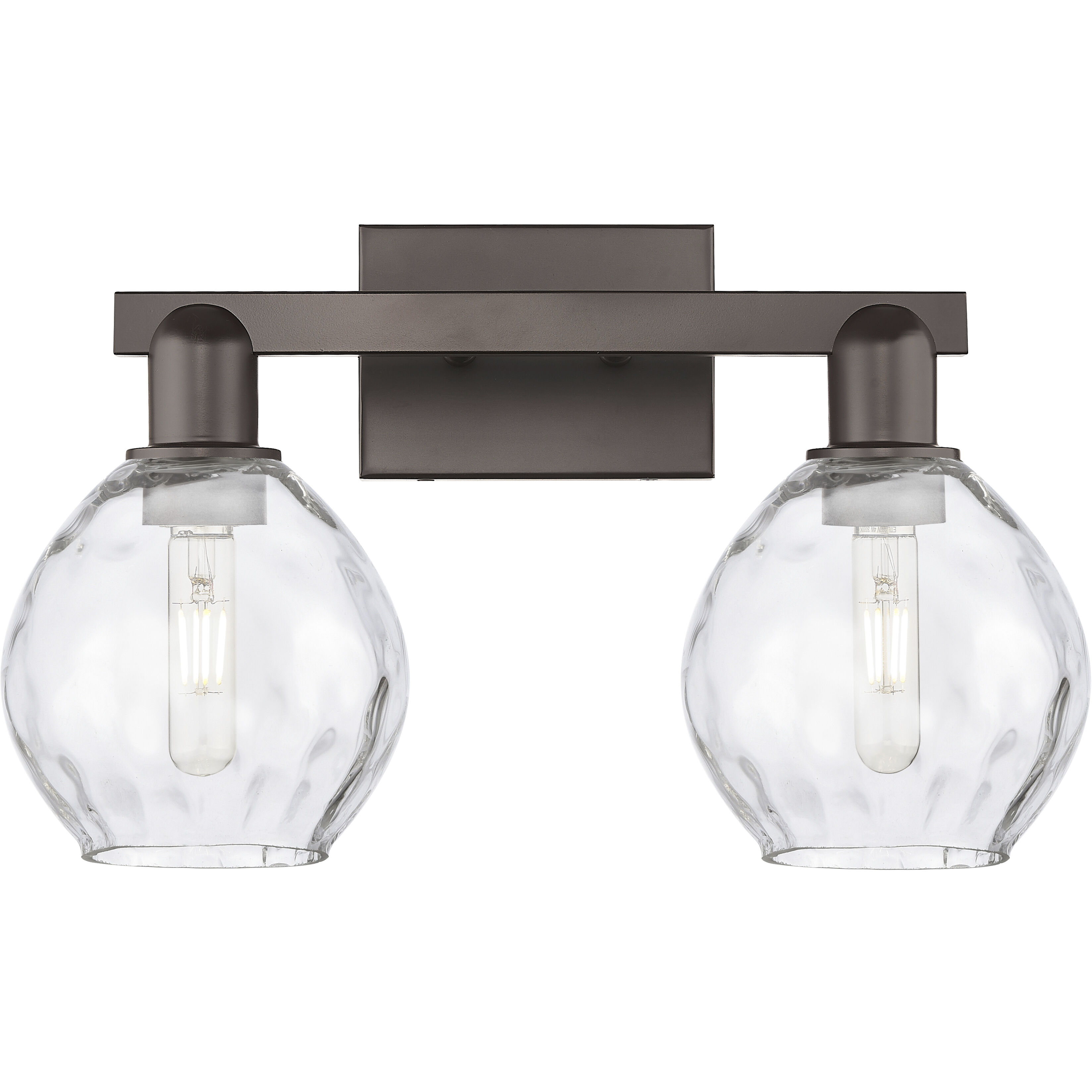 Arcadia Waverly 2 Light 17 inch Oil Rubbed Bronze Bath Vanity Light Wall Light