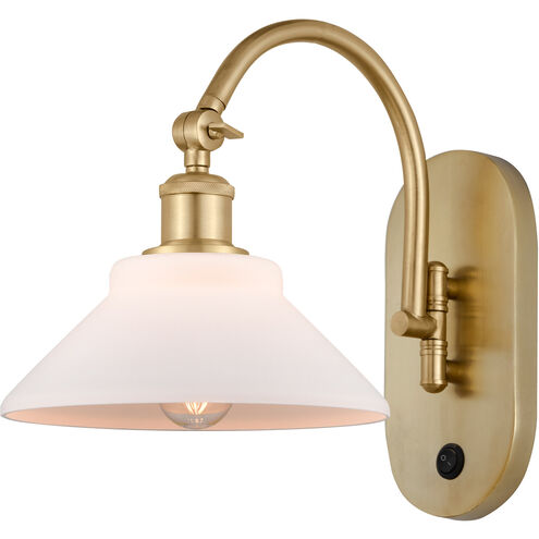 Ballston Orwell 1 Light 8 inch Satin Gold Sconce Wall Light