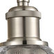Ballston Small Waverly LED 6 inch Brushed Satin Nickel Sconce Wall Light, Ballston