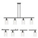 Ballston Candor LED 48 inch Matte Black Island Light Ceiling Light, Ballston