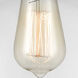 Aditi X-Large Beacon LED 10 inch Antique Brass Flush Mount Ceiling Light in Clear Glass, Aditi
