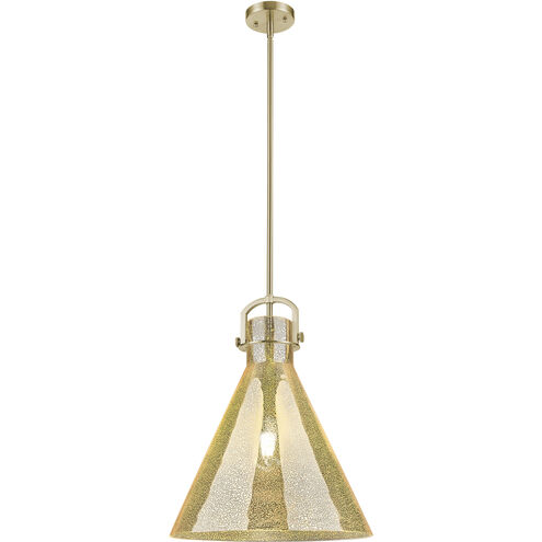 Downtown Urban Newton Cone 1 Light 16 inch Champagne Bronze Pendant Ceiling Light in Mercury