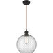 Ballston Large Farmhouse Chicken Wire 1 Light 10 inch Oil Rubbed Bronze Mini Pendant Ceiling Light, Ballston